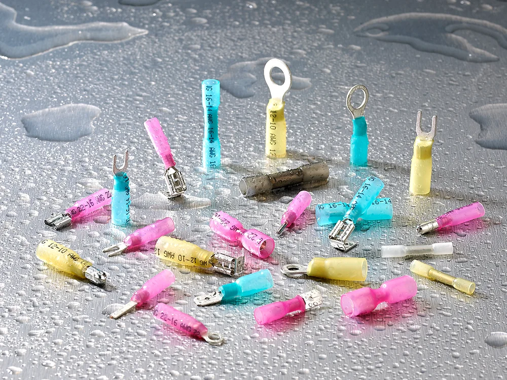 Heat shrink waterproof terminals
