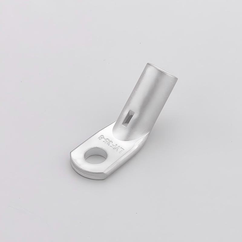 OBLIQUE ANGLE PEEPHOLE COPPER TUBULAR LUGS(LYF45 SERIES)