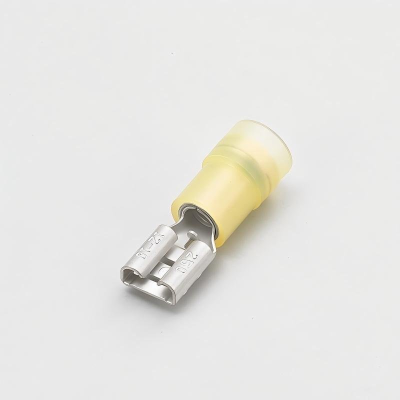 NYLON-INSULATED DOUBLE CRIMP FEMALE DISCONNECTORS(FDNYD SERIES)
